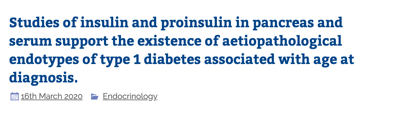 1型糖尿病跟自體免疫有關！研究：發病較晚者有望治癒