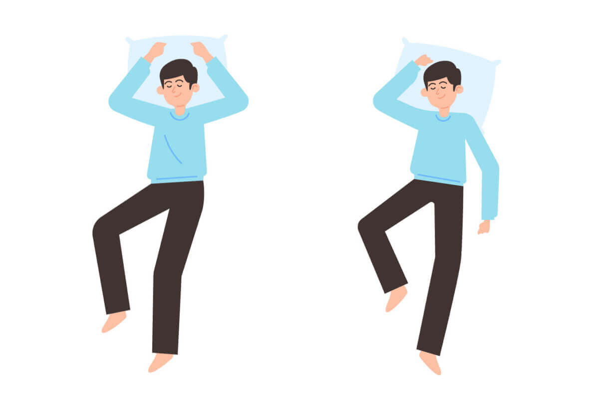 習慣高舉雙手或只側睡某一邊嗎？看似舒服的姿勢其實都很傷身體
