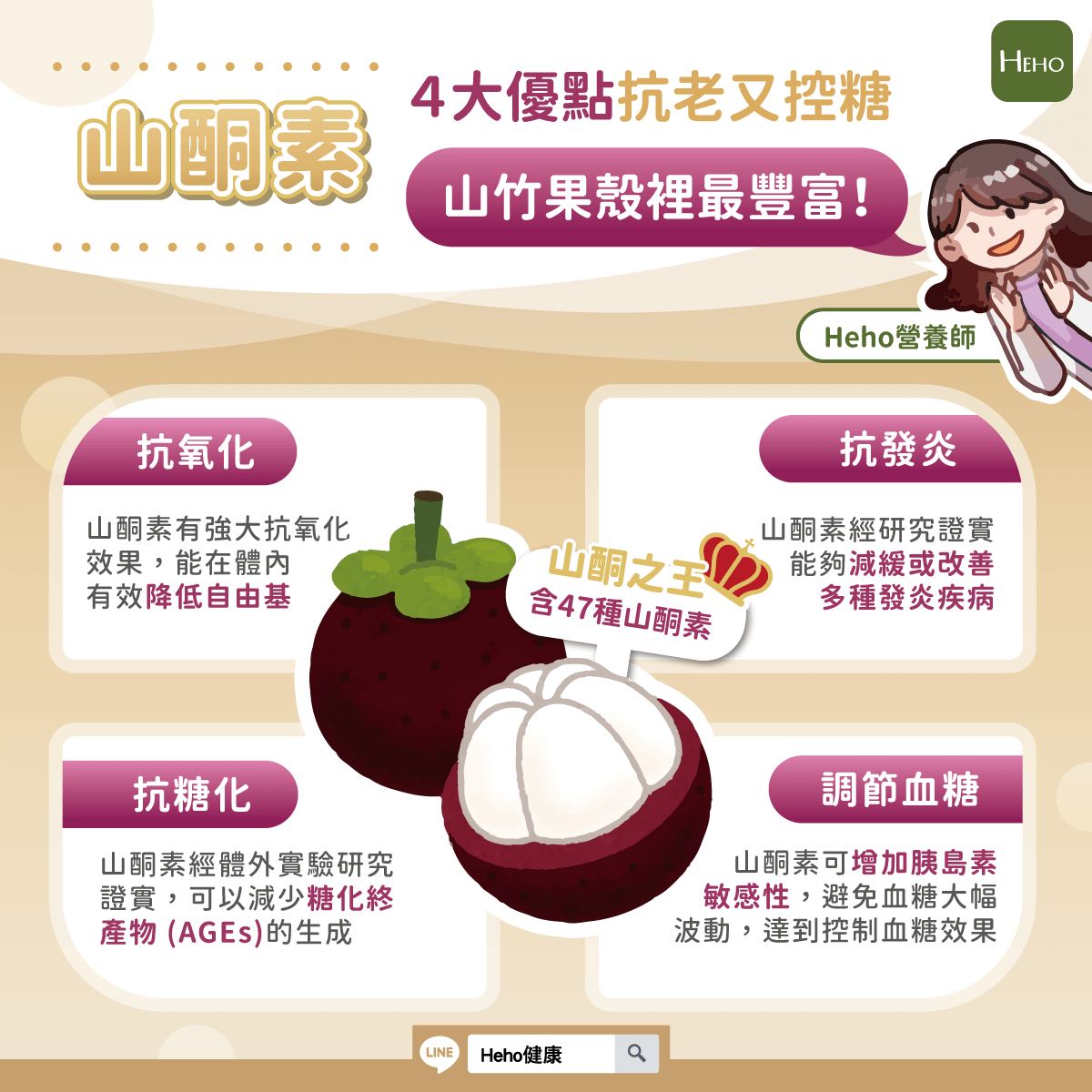 山酮素4大優點抗老又控糖 營養師：山竹果殼裡最豐富！