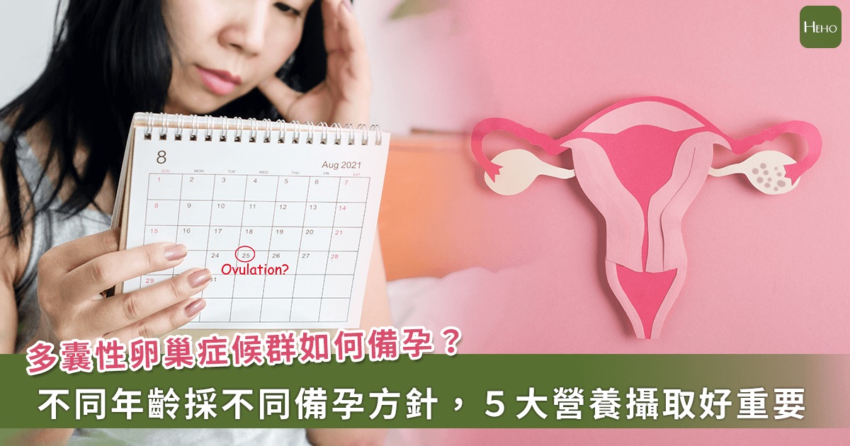 20221110_多囊性卵巢症候群如何備孕？不同年齡採不同備孕方針，５大營養攝取好重要