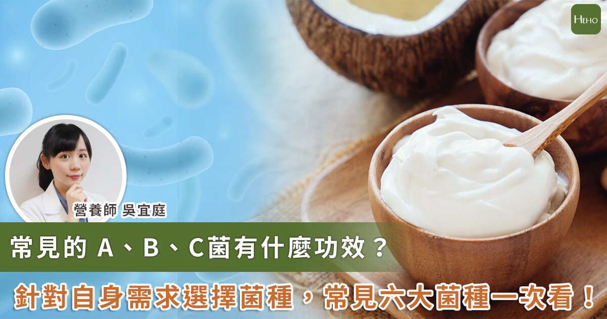 20230607_Ａ、Ｂ、Ｃ益生菌是什麼？選對菌種才有效！常見六大菌種一張圖解析比較