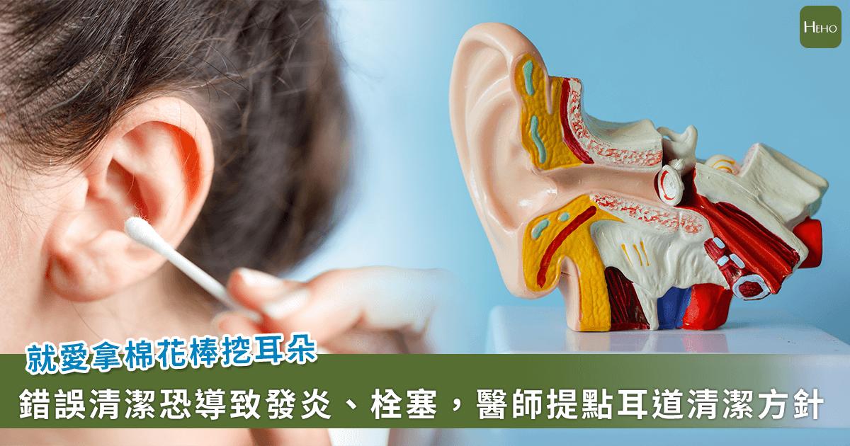 乾耳垢、溼耳垢有什麼差？清潔錯誤不只栓塞還形成腫瘤