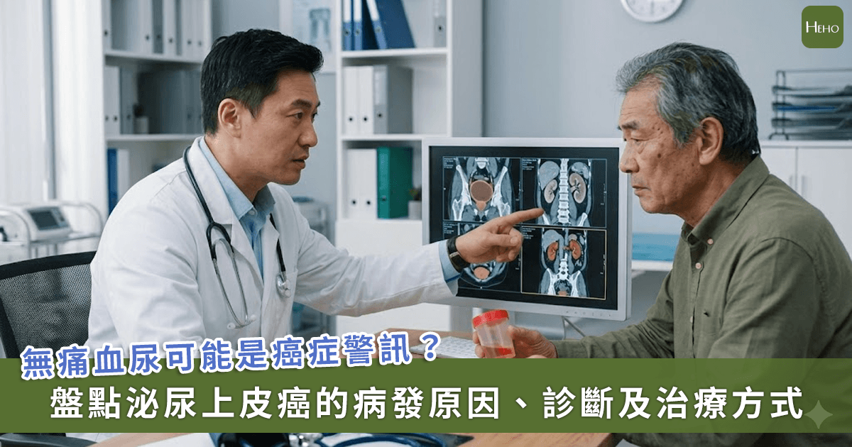 20260424＿無痛血尿竟是癌症警訊！醫揭隱形殺手「泌尿上皮癌」的發生原因、診斷方式、治療方法