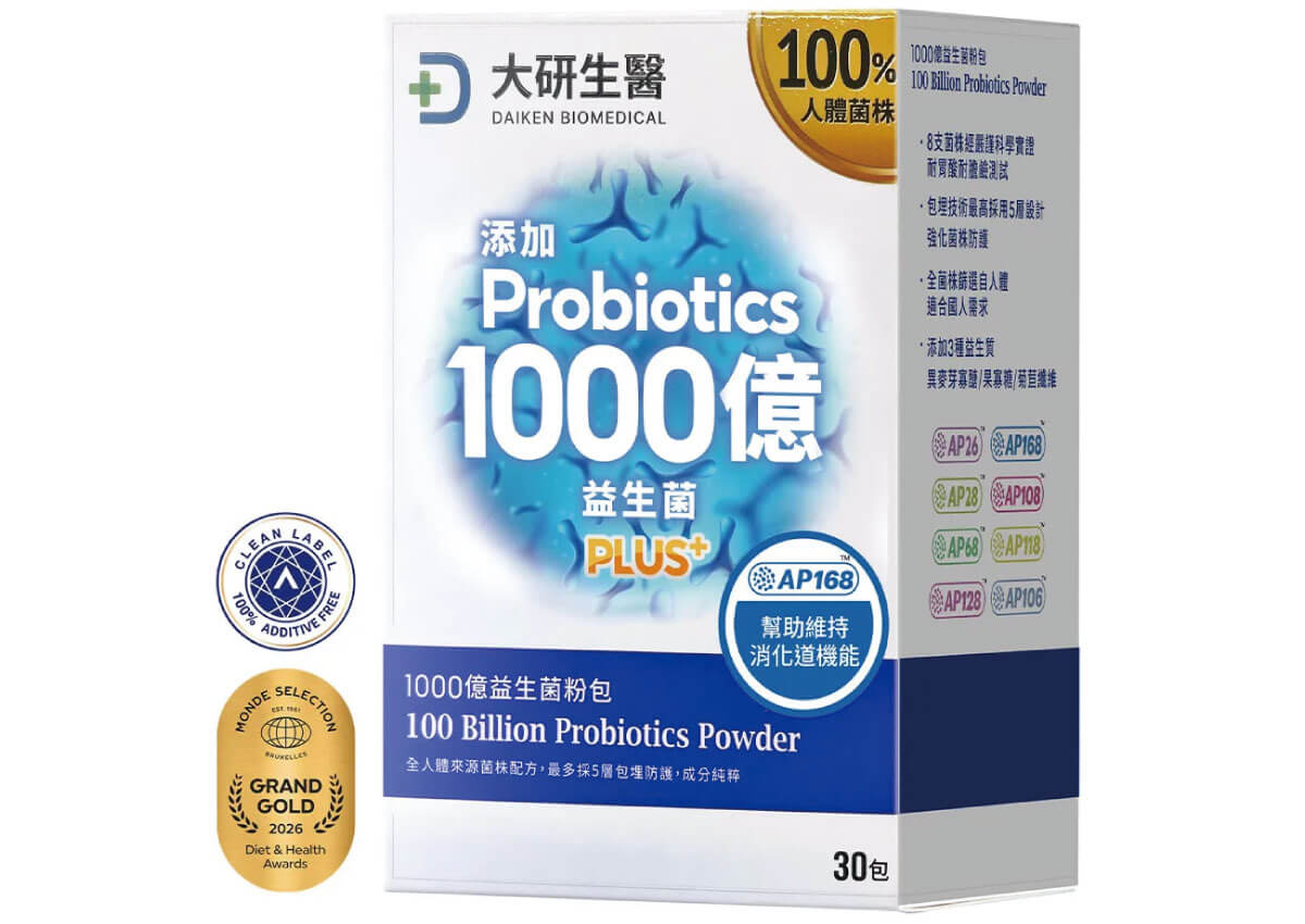 【大研生醫】1000 億益生菌 PLUS+